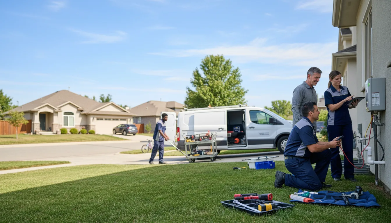 Tankless water heater service in Fairview, OK
